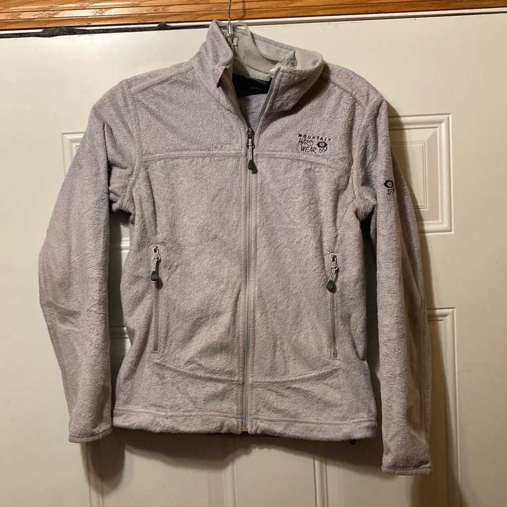 Mountain Hardwear Women's Light Gray FleeceJacket XS